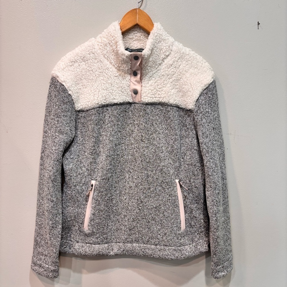 Title Nine Callitrix Fleece Pullover Sweater Sherpa Women’s Size Medium